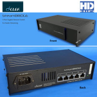 ราคา Clef StreamBRIDGE Network Switching 5-port Gigabit Network Switch for Audio Streaming (10766605)