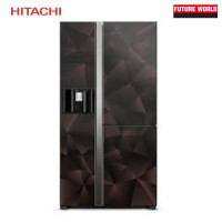 ราคา HITACHI ตู้เย็น SIDE BY SIDE รุ่น R-M600VAG9THXMIR 20.1 คิว กระจกเงา อินเวอร์เตอร์ ไดมอนด์กระจกน้ำตาล (10828665)