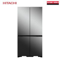 ราคา HITACHI ตู้เย็น 4 ประตู 20.1 คิว รุ่น R-WB640VFX MGW กระจกเงิน (10827121)