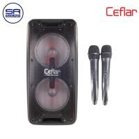 ราคา CEFLAR MHC1019 ตู้ลำโพงมีขยาย10 นิ้ว ดอกX2 ดำ (10960767)