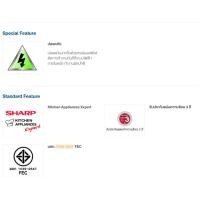 ราคา SHARP หม้อหุงข้าวไฟฟ้า เบญจรงค์ 0.6 ลิตร รุ่น KSH-D06 (คละสี) เทา (10984749)