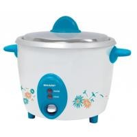 ราคา SHARP หม้อหุงข้าวไฟฟ้า เบญจรงค์ 0.6 ลิตร รุ่น KSH-D06 (คละสี) ฟ้า (10984748)