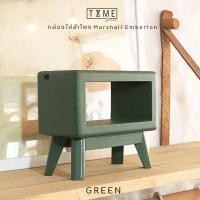 ราคา TYMEชั้นวางลำโพง bluetooth สำหรับ Marshall emberton หรือ ลำโพง บลูทูธ ขนาดเล็ก มีช่องวางมือถือ ทำจากไม้สัก กล่องใส่ลำโพง เขียว Olive (10976895)