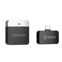 ราคา Boya BY-M1V Wireless Lavalier Microphone for iPhone Android Smartphones Cameras ไมโครโฟนไร้สาย ตัดเสียงรบกวน BOYA BY-M1V3 (10993282)