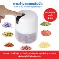 ราคา MR.CARLINO : เครื่องบด เครื่องสับ เครื่องปั่น อัตโนมัติ ที่ปั่นพริก ปั่นเนื้อสัตว์ ปั่นวัตถุดิบ เครื่องปั่นกระเทียม มินิไร้สาย (Mini Chopper) 250ML. 2 (11050272)