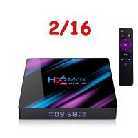 ราคา H96 rom/ram 2/16 tv box android box H96 max กล่องแอนดรอยด์ Android 10 มี Bluetooth ฟรีถ่าน ram2/16 (11011488)