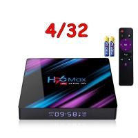 ราคา H96 Ram 4/32 tv box android box H96 max กล่องแอนดรอยด์ Android 10 มี Bluetooth ฟรีถ่าน Ram 4/32 (11011551)