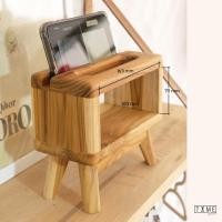 ราคา TYMEชั้นวางลำโพง bluetooth สำหรับ Marshall emberton หรือ ลำโพง บลูทูธ ขนาดเล็ก มีช่องวางมือถือ ทำจากไม้สัก กล่องใส่ลำโพง ไม้ธรรมชาติ คลืบด้าน (10976893)