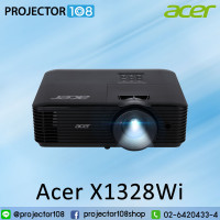 ราคา Acer X1328Wi DLP Projector (WXGA/4,500 ANSI Lumens) เครื่องฉายโปรเจคเตอร์ รับประกัน 3 ปี ดำ (11008453)
