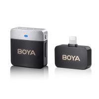 ราคา Boya BY-M1V Wireless Lavalier Microphone for iPhone Android Smartphones Cameras ไมโครโฟนไร้สาย ตัดเสียงรบกวน BOYA BY-M1V5 (10993278)