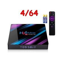 ราคา H96 Ram 4/64 tv box android box H96 max กล่องแอนดรอยด์ Android 10 มี Bluetooth ฟรีถ่าน Ram 4/64 (11011589)