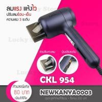 ราคา LUCKY.STORE ไดร์เป่าผม CKL 954 กำลังไฟ 1200 วัตต์ ปรับได้ 3 ระดับ ดำ (10995149)