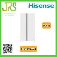 ราคา Hisense ตู้เย็น 2 ประตู Side By Side ขนาด 18.5 คิว รุ่น RS670N4AW1