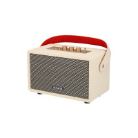 ราคา AIWA Retro Pro Bluetooth Speaker ลำโพงบลูทูธพกพา SUPER BASS ขาว (11070622)