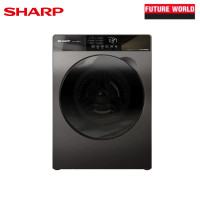 ราคา Sharp เครื่องซักอบผ้าฝาหน้า ขนาด 10.5/7 กก. รุ่น ES-DK1054PT-S