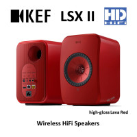 ราคา KEF LSX II Wireless HiFi Speakers Lava Red (12070654)