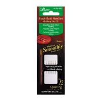 ราคา Clover เข็มควิลท์ติ้ง เบอร์ 12 ยี่ห้อ Clover รุ่น Black Gold Hand Sewing Needles CK4982 (12080050)