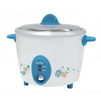 ราคา d shopchop หม้อหุงข้าวไฟฟ้าชาร์ปเบญจรงค์ รุ่น KSH-D11 ฟ้า (12063459)