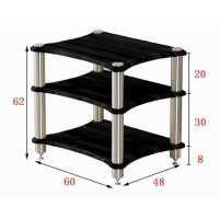 ราคา audio rack 3 layer ชั้นวางเครื่องเสียง แบบ 3ชั้น ชั้นวางของ โต๊ะวางเครื่องเสียง ชั้นวางลำโพง (12117852)