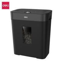 ราคา Deli เครื่องทำลายเอกสาร 12L/15L เครื่องย่อยกระดาษ A4 อัตโนมัติ ดึงกระดาษอัตโนมัติ Paper Shredder Black-15L (12113025)
