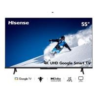 ราคา Hisense TV 55E7H ทีวี 55 นิ้ว 4K UHD Google TV/DVB-T2 / USB2.0 / HDMI /AV / ปี 2022 Hand-free voice control ฺBlack Color (12187888)