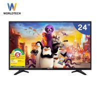 ราคา Worldtech ทีวี 24 นิ้ว Digital LED TV ดิจิตอล ทีวี HD Ready ฟรี สาย HDMI (1xUSB, 1xHDMI) ราคาถูกๆ ราคา 24นิ้ว + ขาแขวน (12187971)