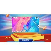 ราคา new qled 4k google tv ผ่อน 0% นาน 10 เดือน tcl premium 50 นิ้ว 4k qled tv smart tv (รุ่น 50c635) full screen design (12187941)