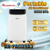 ราคา Aconatic แอร์เคลื่อนที่ ขนาด 9000 BTU Portable Air Conditioner รุ่น AN-PAC09A3 (12183292)