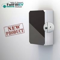 ราคา Fulfill EV (Thailand) NEW Design(white)กล่องเก็บเครื่องชาร์จรถ EV ติดผนังวัสดุอย่างดี ((กระจกนิรภัย)) ขาตั้งตู้ (12145133)