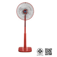 ราคา Mitsubishi Electric พัดลมตั้งพื้น ขนาดใบพัด 16 นิ้ว รุ่น LV16-RBA แดง (12203377)