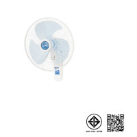 ราคา Mitsubishi Electric พัดลมติดผนัง ขนาดใบพัด 16 นิ้ว รุ่น W16-RA ฟ้า (12203356)
