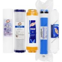 ราคา TREATTON ชุดไส้กรองน้ำ RO Standard Set ขนาด 10 นิ้ว 5 ไส้กรอง RO 150 GPD (12254368)