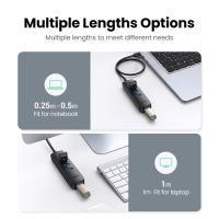 ราคา ugreen 10916 usb-c to usb 3.0*4 hub (abs black) (12228850)