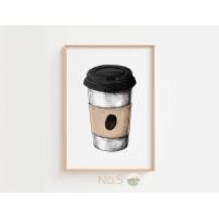 ราคา Beezy Art Shop กรอบรูปและรูปภาพ Coffee Style 40 x 50 cm No. 5 (12282469)