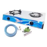 ราคา Lucky Flame เตาแก๊สตั้งโต๊ะ 2 หัวอินฟาเรด รุ่น AT-102I AT-102I + ชุด L-326 (12314594)