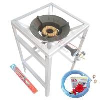 ราคา samurai ชุดเตาเร่ง kb5 ขาเตาฐานเหลี่ยม สูง70ซม. พร้อมหัวปรับแก๊ส scg +สายแก๊ส (12305387)