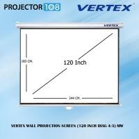 ราคา vertex wall projection screen 120 inch อัตราส่วน 4:3 (244 x 183 cm.) mw สามารถออกใบกำกับภาษีเต็มรูปแบบได้ (12299343)