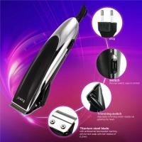 ราคา Kemei ปัตตาเลี่ยนตัดผมแบบมีสาย 10W ใบมีดสแตนเลส KM-1500 มีครีบปรับได้ 0.1-3 mm ตัดคม แม่นยำ ไม่ร้อนง่าย + หวีรอง - สีดำ (12380082)