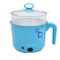 ราคา KASHIWA หม้อต้มอเนกประสงค์ พร้อมซึ้งนึ่ง และที่ทำไข่ต้ม รุ่น KW-128 หม้อต้ม ความจุ 1 ลิตร กำลังไฟ 450 วัตต์ ฟ้า (12356049)