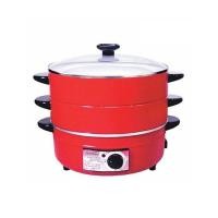 ราคา IMARFLEX กระทะไฟฟ้า 2 ชั้น รุ่น MP-18 กระทะไฟฟ้า กะทะ มี 2 ชั้น ฝาแก้ว หม้อไฟฟ้า ต้ม ผัด แกง ทอด รุ่น mp-18 normal (12356406)