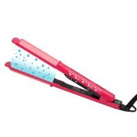 ราคา kemei เครื่องหนีบผมม้วนผม แผ่นความร้อนอะลูมิเนียม 230c 35w ปรับอุณหภูมิได้ รุ่น km-133 ลวดลายสวยงามทันสมัย - สีแดง (12380085)