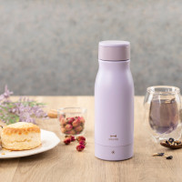 ราคา BRUNO กาต้มน้ำไฟฟ้าแบบพกพา Portable Heating Thermos x Kettle -BZK-A02 ขวดน้ำ กาน้ำ กาน้ำร้อน Lavender (12406048)