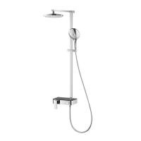 ราคา Cotto ก๊อกผสมยืนอาบน้ำพร้อมฝักบัวสายอ่อน 3 ฟังก์ชั่นและฝักบัวก้านแข็ง ขนาด 8 นิ้ว รุ่น Switch Panal CT2240W