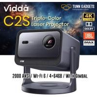 ราคา vidda โปรเจคเตอร์ c2s - 4k dlp triple laser projector (12467110)