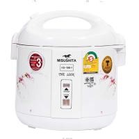ราคา Misushita หม้อหุงข้าวอุ่นทิพย์ ขนาด 1.8 ลิตร รุ่น KS-19S-1 (White) ลายพวงชมพู (12451706)