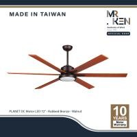 ราคา MR.KEN พัดลมเพดาน รุ่น PLANET +รีโมท 72นิ้ว/ไฟLED-รีโมท RB-WALNUT(วอลนัท) (12470690)