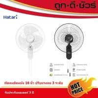 ราคา Hatari พัดลมติดผนัง 16 นิ้ว W16M1 รุ่นใหม่ (แทน W16M6) ดำ BK (12474194)