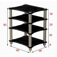 ราคา Audio Rack 4 layer ชั้นวางเครื่องเสียง แบบ 4ชั้น ชั้นวางของ โต๊ะวางเครื่องเสียง ชั้นวางลำโพง (12512702)