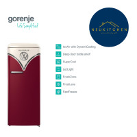 ราคา Gorenje ตู้เย็นเรโทร OBRB615DR OBRB615DR ตู้เย็น (12476798)