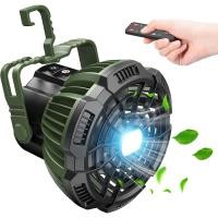 ราคา Super LED พัดลมพร้อมโคมไฟอเนกประสงค์ พัดลมตั้งโต๊ะชาร์จ USB Type-C พัดลมตั้งโต๊ะ พัดลม ใช้เป็นพาวเวอร์แบงค์ได้ แขวนได้ X10-Green (12488081)